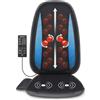 Comfier Shiatsu Massaggiatore Schiena con Calore - Cuscino Sedile Massaggiante con Impastamento Tessuto Profondi, Massaggiatore Elettrico per corpo a Casa o da Ufficio