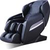 Aspria Poltrona massaggiante Shiatsu Zero-Gravity massaggio completo poltrona massaggiante elettrica con funzione calore tecniche di massaggio bionico, USB, Bluetooth Poltrona relax per casa e ufficio