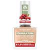 Deborah Milano - Smalto Formula Pura Trattamento Rafforzatore per Unghie Deboli e Sfaldate, Vegan, con Ingredienti Naturali ed Estratto di Mirtilli Rossi, Ripara e Dona Nutrizione, 8.5 ml