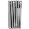 Oumefar Set di punte per cacciavite a testa esagonale 6 pezzi 100mm lungo H2 5 H3 H4 H5 H6 H8 punta per cacciavite magnetico 1/4 Hex Shank