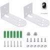 SLIAXINT 2 Pezzi supporto telecamera staffa telecamera esterna per Eufy Security Indoor Cam E220 & Eufycam 2c/2,Staffe Angolari,Accessori in Metallo Resistente Include 1 Cacciavite Phillips