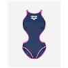 Arena Costume Arena Donna BIG LOGO Navy fluo Pink,