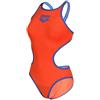 Arena Costume Arena Donna BIG LOGO Floreale fluo red blue,