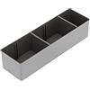 GEDORE Insetbox i3, per i-Boxx 72 n. 1101 L, Portaminuteria, con 2 Pareti Divisorie, 260 x 63 x 78 mm, E-1101 BT