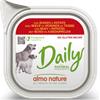 Almo Nature Daily Menu per Cane in Vaschetta da 100 gr Gusto Manzo e Patate
