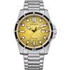 CITIZEN Orologio analogico al quarzo da uomo con cinturino in acciaio inox AW1816-89X, Argento, Bracciale