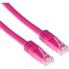 ACT CAT6A UTP 3m 3m Cavo di rete Cat6a U/UTP (UTP) rosa (IB7303)