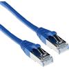 ACT ADVANCED CABLE TECHNOLOGY Cavo patch blu da 1,5 metri LSZH SFTP CAT6A senza strappi con connettori RJ45