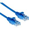 ACT ADVANCED CABLE TECHNOLOGY ACT Blu 0,5 metri LSZH U/UTP CAT6 Cavo patch slimline per datacenter con RJ