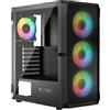 Logic Case computer desktop ATX Logic PORTOS ARGB Bianco Nero