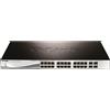 D-Link Switch Web Smart 24-Port 10/100/1000 DGS-1210-28p