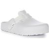 Birkenstock 127133 Boston Eva White, Eva Zoccoli Donna, White EU 41