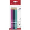 FABER-CASTELL - Set di matite HB, 12 matite, durezza HB | Matite HB resistenti alla rottura per bambini e adulti, ideali per scrivere e disegnare