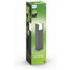 Philips Lighting Lampione LED Arbour, per Esterni, Basso, 6W, Luce Bianca Calda, Nero