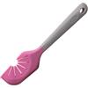 Zenker Spatola da cucina 2 in 1, per mescolare, impastare e pulire la frusta, materiale parte funzionale in silicone, lavabile in lavastoviglie, dimensioni 27 cm