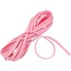 DMiotech Finta Corda In Pelle Ultrasuede 5mm X 5.5 Iarde Corda Piatta In Pelle Stringa Sottile In Pelle Laccio Per Collane Bracciali Perline Creazione Di Gioielli (Rosa Scuro, 5m)