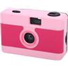 VBESTLIFE Fotocamera a Pellicola da 35 Mm, Stile Vintage, Riutilizzabile, con Flash Integrato, Ideale per la Fotografia di Viaggio e per Catturare Foto in Stile retrò. (PINK)