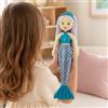Sweety Toys 11902 - Bambola di Peluche a Forma di Sirena, 45 cm, Turchese