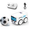 Yanmis Magic Mini RC Bus, 2026 Gesti e Telecomando Smart Sensor Car, Tracciamento Automatico della Linea Veicolo RC Desktop con Luci di Espressione a LED (WHITE)