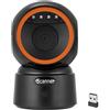 HLH D800B Scanner Barcode 1D 2D da Tavolo Mani Libere Wireless, Bluetooth & USB