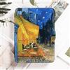 NAWVNMI Custodia Per Kindle Paperwhite Da 6 2012-2017 (5A/6A/7A Generazione, Modello: Ey21/Dp75Sdi), Custodia Protettiva In Pelle Pu Personalizzata Per Esterni Cafe-Van Gogh