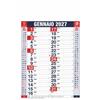 Calendari da parete personalizzabili olandesi quadrettati trimestrali 28,8 x 47 cm personalizzate o neutre