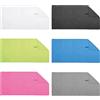 Telo mare in microfibra 200 g/m² personalizzabile Tea 80 x 160 cm personalizzate o neutre