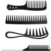 GVSS 4 pezzi pettine per capelli ricci neri, pettine a denti larghi, pettine afro per tutti i tipi di capelli, spazzola per capelli da uomo antistatica per donna
