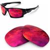 newpolar lenti polarizzate di ricambio newpolar per oakley Ten X rosso rubino