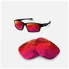 newpolar lenti polarizzate di ricambio newpolar per oakley chainlink rosso rubino