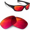 newpolar lenti di ricambio polarizzate newpolar per oakley pitbull colore rosso rubino