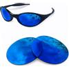 newpolar lenti di ricambio polarizzate newpolar per oakley eye jacket blu specchio
