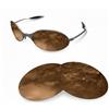 newpolar lenti polarizzate di ricambio newpolar per oakley e wire marrone