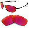 newpolar lenti polarizzate di ricambio newpolar per oakley cono rosso rubino