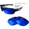 newpolar lenti di ricambio polarizzate newpolar per oakley eyepatch 2 colore specchio blu