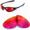 newpolar lenti polarizzate di ricambio newpolar per oakley minute 1.0 colore rosso rubino