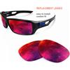 newpolar lenti di ricambio polarizzate newpolar per oakley eyepatch 2 rosso rubino