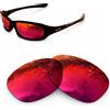 newpolar lenti di ricambio polarizzate newpolar per oakley fives 4.0 colore rosso rubino