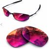 newpolar lenti di ricambio polarizzate newpolar per oakley whisker rosso rubino