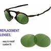 newpolar lenti di ricambio polarizzate newpolar per oakley madman green g15