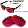 newpolar lenti di ricambio polarizzate newpolar per oakley 55 mm holbrook 009102 ruby