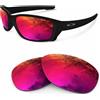 newpolar lenti di ricambio polarizzate newpolar per oakley straightlink rosso rubino