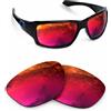 newpolar lenti polarizzate di ricambio newpolar per oakley big taco colore rosso rubino