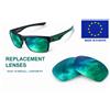 newpolar lenti di ricambio polarizzate newpolar per oakley two face 009189 verde zaffiro