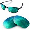 newpolar lenti polarizzate di ricambio newpolar per oakley new c wire verde zaffiro