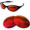 newpolar lenti di ricambio polarizzate newpolar per oakley eye jacket rosso rubino spe...