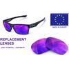 newpolar lenti di ricambio polarizzate newpolar per oakley two face 009189 viola specchio
