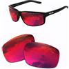 newpolar lenti di ricambio polarizzate newpolar per oakley gibston rosso rubino