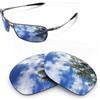 newpolar lenti di ricambio polarizzate newpolar per oakley crosshair 2.0 004044 titanio
