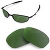 newpolar lenti di ricambio polarizzate newpolar per oakley whisker green g15